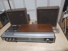Sinto Amplificatore Radio Cassette Philips 811 - Vintage Anni 70 Con Casse