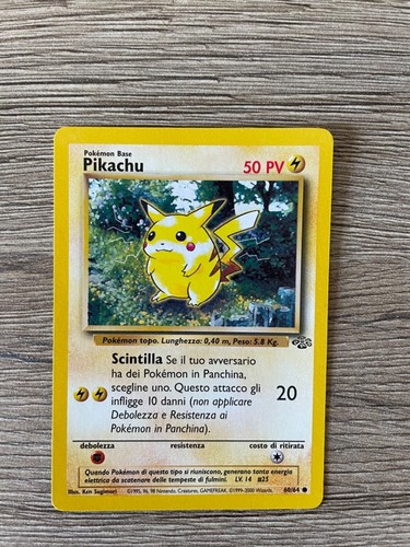 Pokemon pikachu jungle - pikachu, 60/64