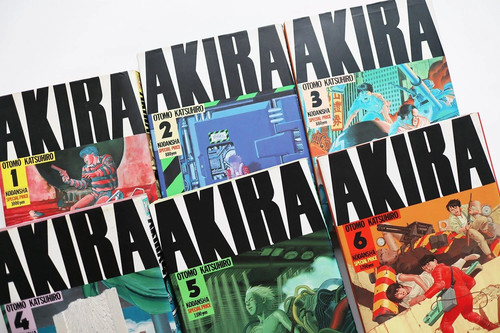 Akira vol set completo - vol.1-6,