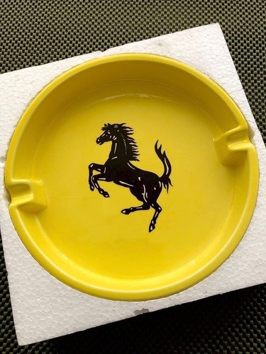 Posacenere ferrari giallo - posacenere,