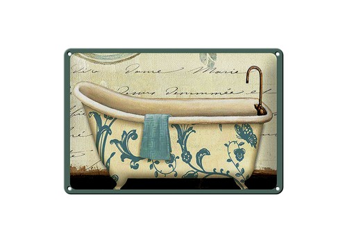 Targa latta retrò 20x30 cm - in,