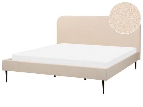 Letto matrimoniale bouclè