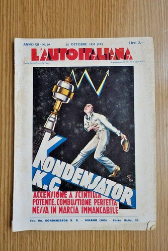 Rivista auto italiana 1931 - rivista,
