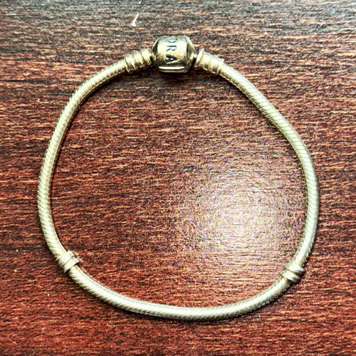 Pandora silver tone - silver, snake