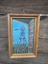 Dipinto vintage miniatura