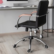 VEVOR Set Ruote Pivotanti di Ricambio per Sedia da Ufficio 5 Pz Diametro 76,2mm