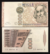 Italy 1000 Lire 1988 Marco