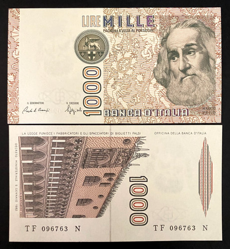 Italy 1000 lire 1988 - 1000,