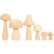  6 Pcs Funghi Decorativi