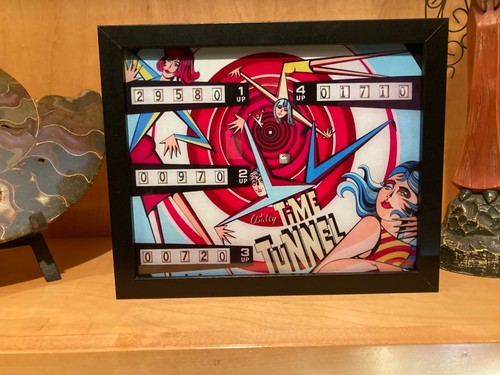 Retro glow pinball art - glow,