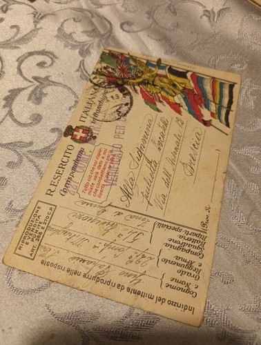 Cartolina franchigia 1918 - cartolina,