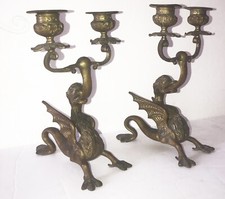 COPPIA DI CANDELABRI  in