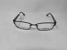 VICTORIOUS EYEWEAR V423 BROWN BLUE 51-18-135 FLEX HINGE EYEGLASSES “O80