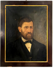 ANTICO DIPINTO OLIO TELA