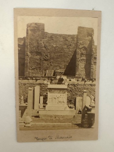 Cartolina tempio mercurio - tempio,
