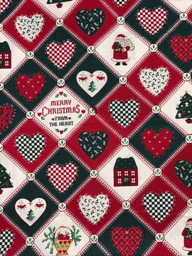 Tessuto patchwork natalizio - tessuto,