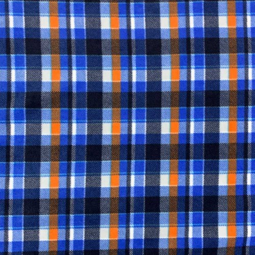 Tessuto pile scozzese - scozzese, blu