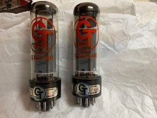 GT GROOVE TUBES EL34 6CA7 PLATINUM COPPIA ABBINATI. NOS. TOP FOSSETTA. NUOVE CONDIZIONI. Come nuovo
