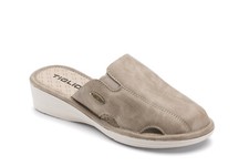 TIGLIO 1629 BEIGE ROSSO PANTOFOLE CIABATTE SABOT DONNA ESTIVE CHIUSE