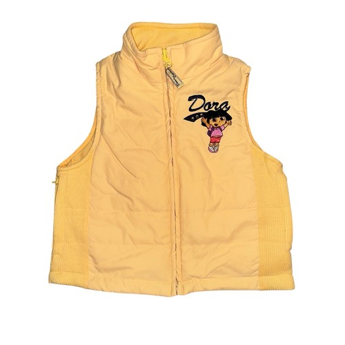 Gilet trapuntato giallo - , y2k