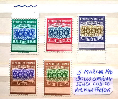1990 italia splendide marche - 1990,