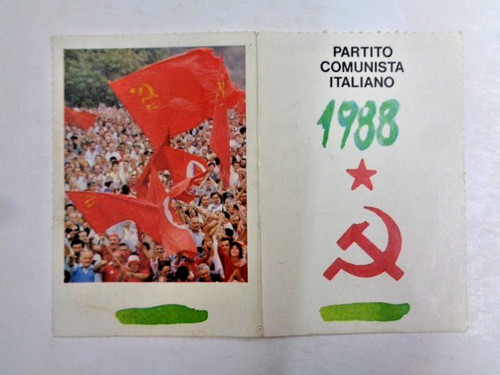 Tessera partito comunista - partito,