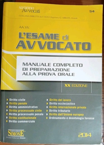 Esame avvocato manuale - l'esame, di