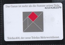 TK347 - Scheda telefonica P 06 09.92 - Telefax400, mod.42, DD 4210... completa 50 DM