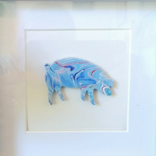 Dipinto scrofa maiale - di,
