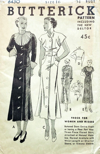 Raro abito butterick - abito, 6430