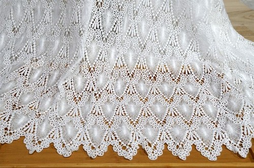 Tessuto pizzo off white - pizzo,