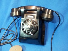  Fatme - Ericsson Roma anni 40 - Telefono da parete in bachelite