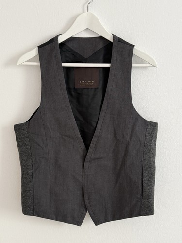Gilet zara uomo - zara, grigio