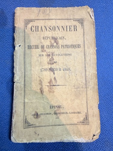 Petit livre chansonnier - livre,