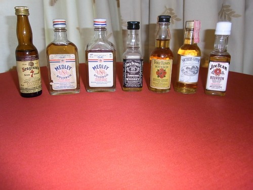 Miniature mini whisky - whisky, x