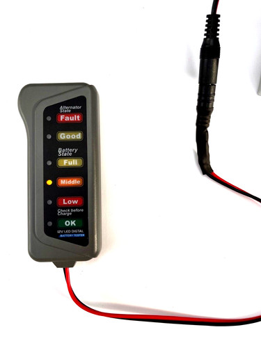 Battery checker per - battery,