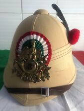 BERRETTO CAPPELLO CASCO COLONIALE 1896 UFFICIALE ALPINO 3 BTG NO ELMETTO