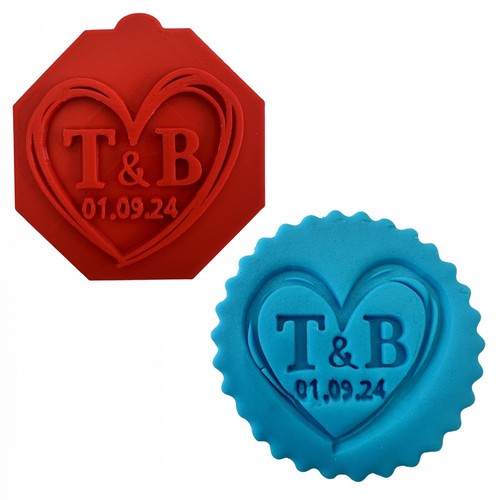 Timbro personalizzato cuore
