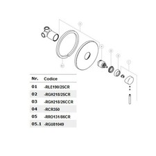 RICAMBIO GUARNIZIONE SPUGNA BIADESIVA PER PIASTRE IN ABS DOCCIA INCASSO NOBILI R
