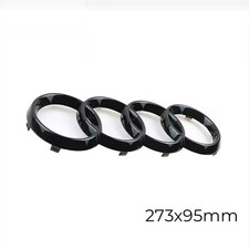 Logo AUDI Nero Lucido