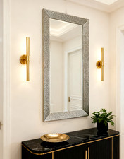 Specchio extra large argento