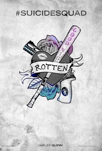 Suicide squad poster tattoo - suicide,