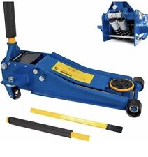 CRIC CRIK AUTO 3 O 4 TON RIBASSATO IDRAULICO BASSO CARRELLO OFFICINA CRIC BASSO