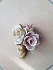 Rosa Capodimonte Porcellana