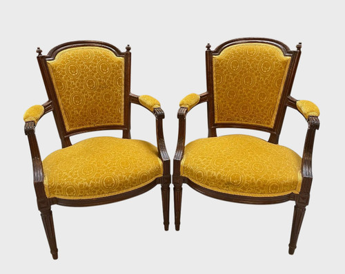 Coppia poltrone epoca - coppia, d'epoca