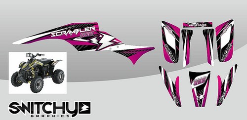 Kit adesivi grafiche atv quad - adesivi,