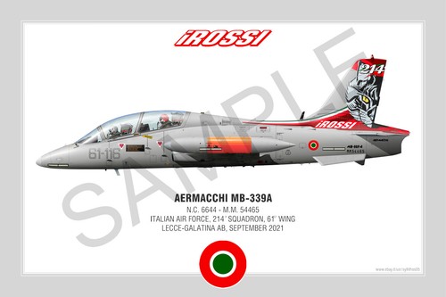 Aermacchi 339a squadron - aermacchi, mb-339a