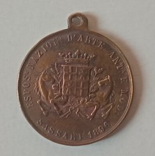SASSARI MEDAGLIA ESPOSIZIONE
