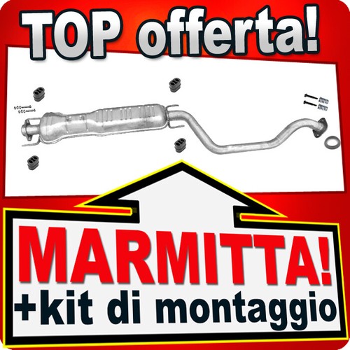 Silenziatore centrale per opel - centrale,