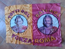 BANDIERA AS ROMA 2000/2001 TOTTI BATISTUTA 
